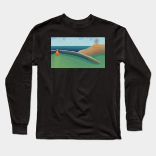 Subduction Zone Diagram Long Sleeve T-Shirt